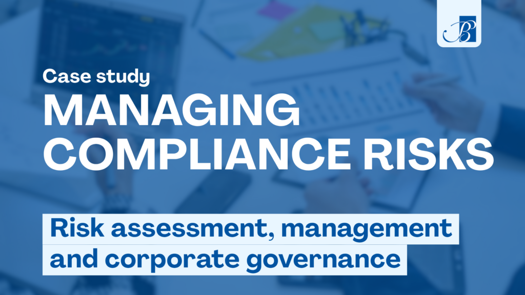 Studio Bottero case study on compliance risk assessment, risk management and corporate governance